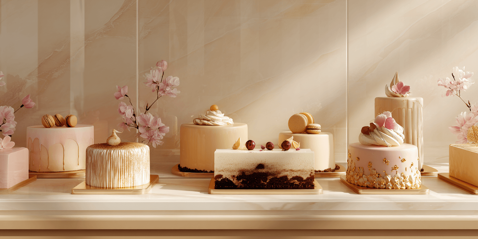 Image représentant plusieurs gâteaux